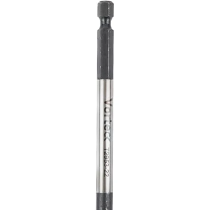 C.K Tools Vorteck Flachfräsbohrer 22 mm x 152 mm, Selbstziehende Gewindespitze, 1/4 Zoll Hex Quick Lock Schaft, Carbonstahl, für Holz, Kunststoff und Verbundstoffe – Bild 2