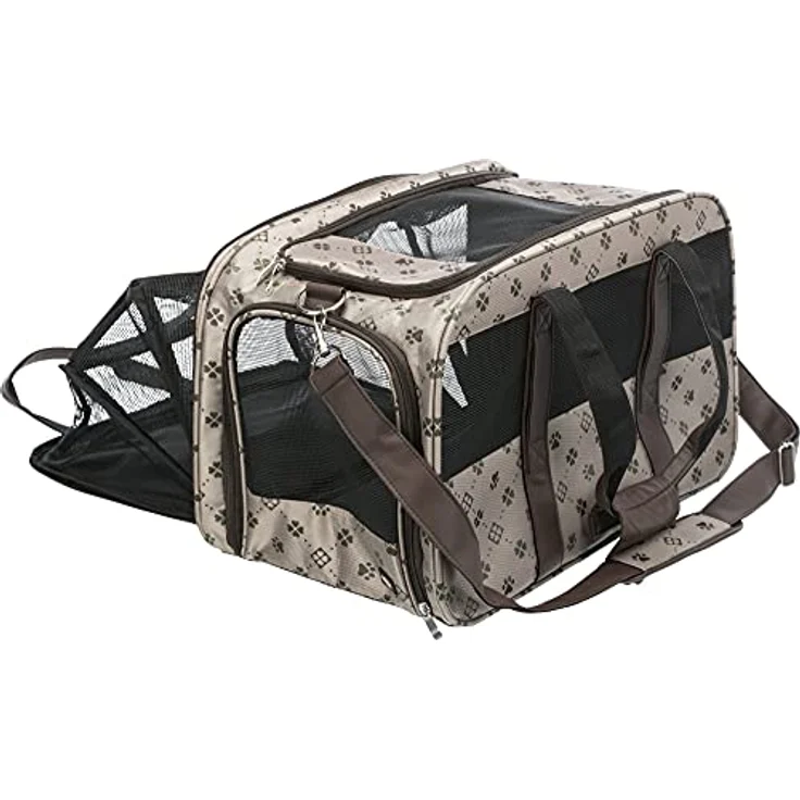 Trixie Tasche Maxima erweiterbar 33x32x54 cm beige-braun – Bild 4