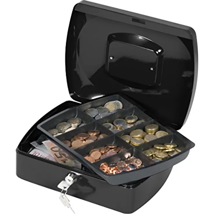 Q-Connect KF02603 Geldkassette 25,4 cm schwarz