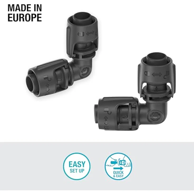 GARDENA Micro-Drip-System L-Stück 13 mm (1-2-'-') - Inhalt: 2 Stück L-Stück - Preisvergleich – Bild 2