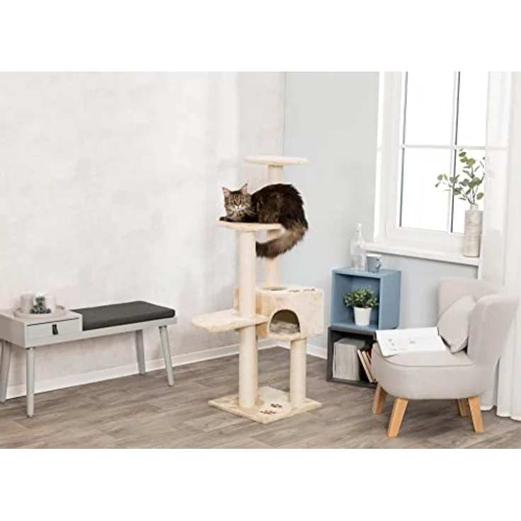 Trixie Kratzbaum Alicante 142 cm beige – Bild 2