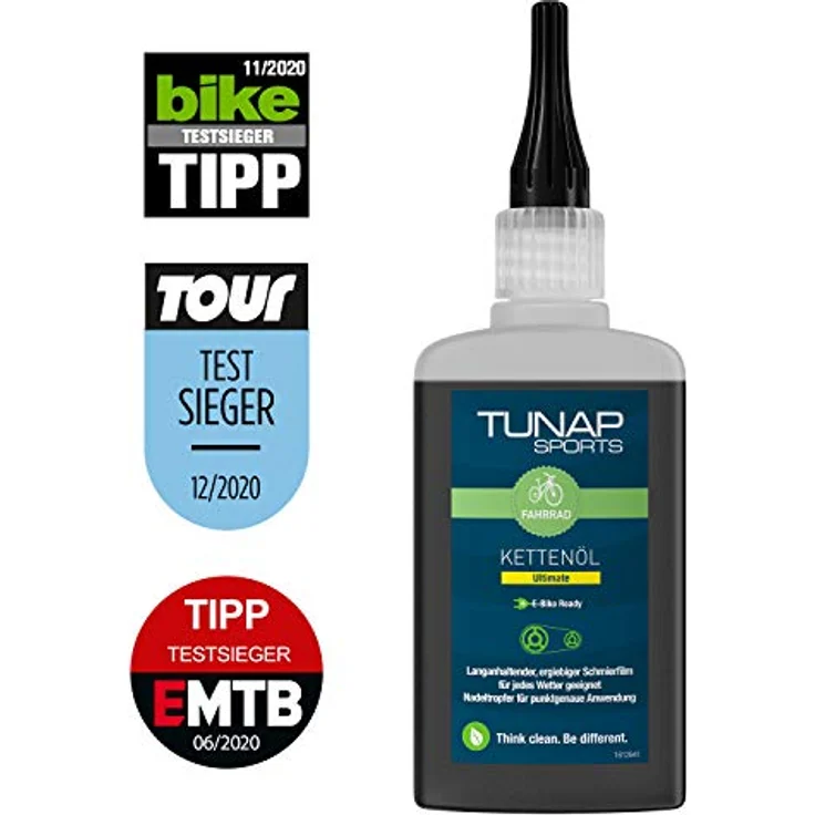 TUNAP SPORTS Kettenöl Ultimate - 100ml Tropfflasche | Fahrrad Langzeit-Schmierung für Ritzel, Schaltwerk und Kette – Bild 2