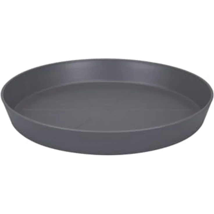 elho loft urban Saucer Round 28 Runder Untersetzer in Anthrazit Stylisches Zubehör für Blumentöpfe Ø 27,7 x H 3,7 cm – Bild 2