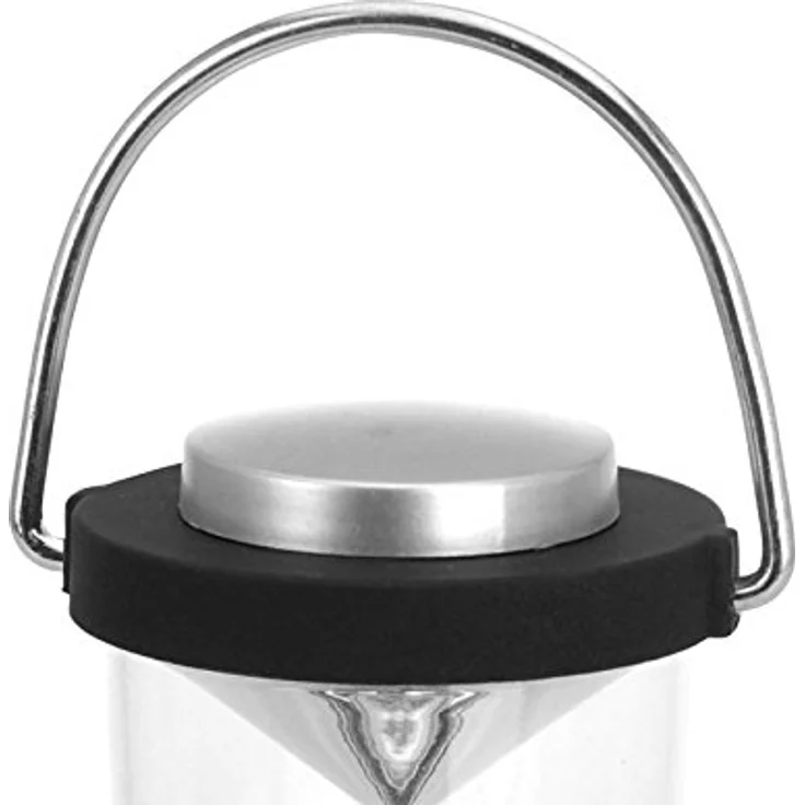 Eaxus® LED Dynamo Camping Laterne - Wasserdichte Notfall Kurbel Lampe, Silber – Bild 3
