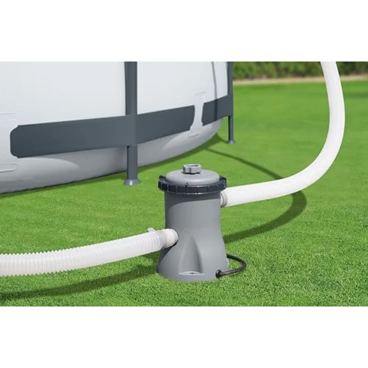 Bestway Pool-Filterpumpe FLOWCLEAR 1.249 l/h mit Ersatzfilter I, praktisches Pool-Zubehör – Bild 2