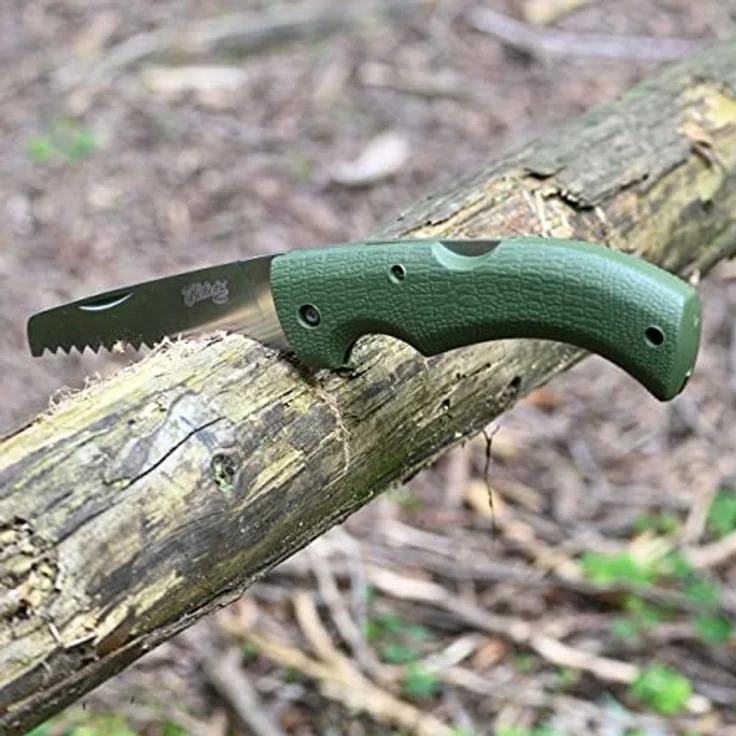 Herbertz Klappsäge aus rostfreiem 3Cr13 Stahl, robuste Back-Lock Arretierung, 21.6 cm, Outdoor-Handsäge für Garten, Camping oder Wandern – Bild 4