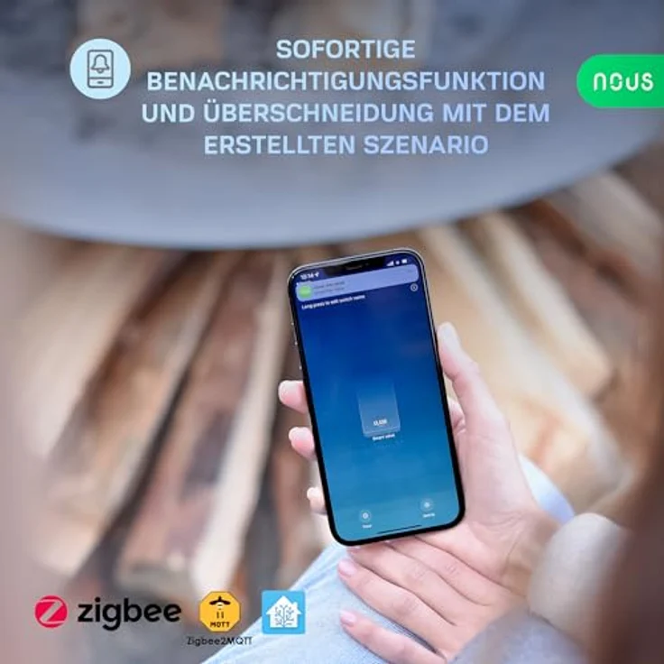 NOUS LZ3 ZigBee Wasserventil, Smart Home Bewässerungssteuerung mit Google Assistant und Amazon Alexa, TUYA App, manuelle Rückstellfunktion, einfache Installation – Bild 5