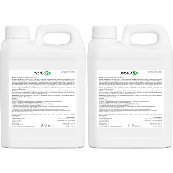 INSIGO Insektenspray Spinnen-Spray, biozidfreie Wasserbasis-Formel, 4 l, geruchsarm, brennt/ätzt nicht, hochwirksam gegen Spinnen – Bild 2