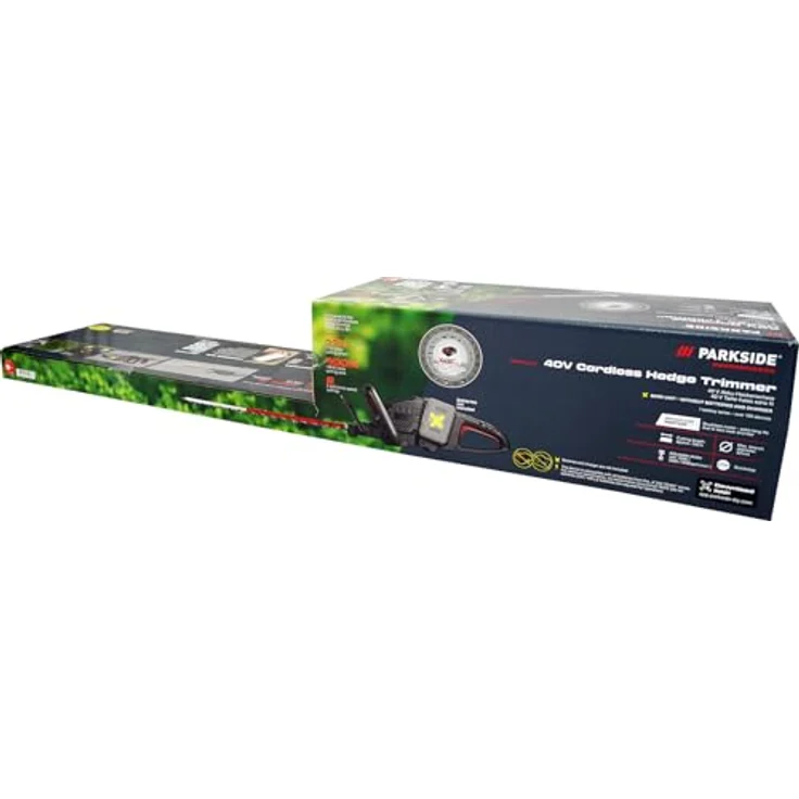 PARKSIDE PERFORMANCE® 40V Akku Heckenschere PPAHS 40, bürstenloser Motor, 590 mm Schnittlänge, 3-stufige Drehzahl, ohne Akku + HEADNMORE® Schlüsselanhänger im HEADNMORE® Bundle – Bild 3