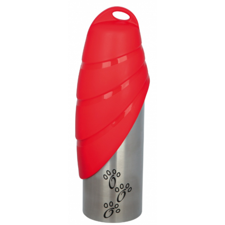 Trixie Flasche mit Trinknapf Edelstahl Kunststoff 700 ml