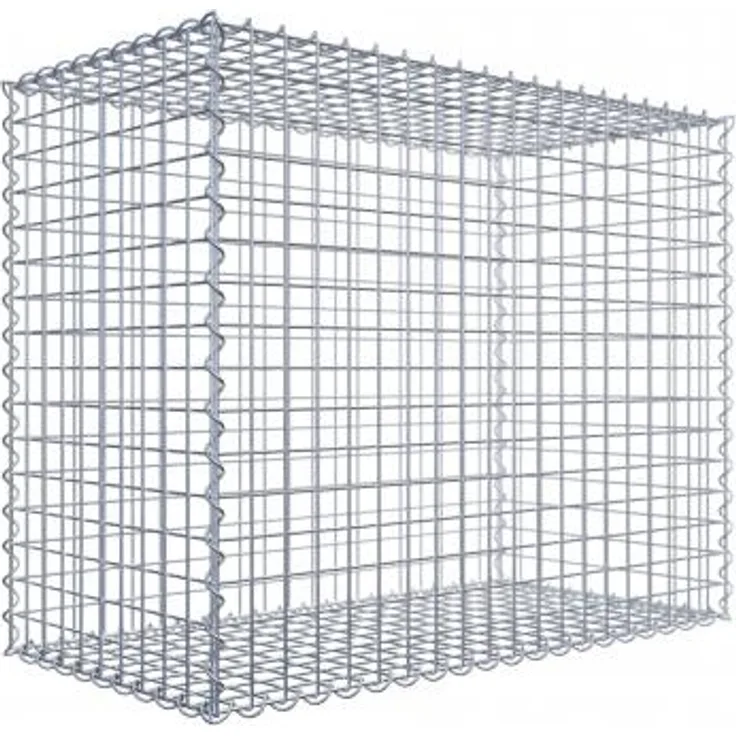 Gabiona Gabione 100 cm x 80 cm x 50 cm (L x H x T), Maschenweite 5 cm x 5 cm, Spirale