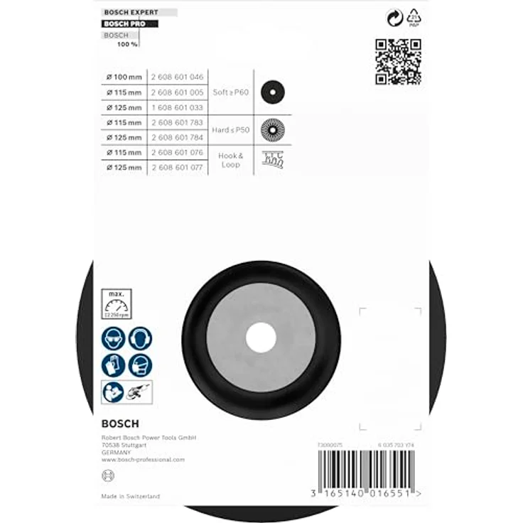 Bosch Professional Schleifteller 125mm, 1 Stk. - Preisvergleich – Bild 3