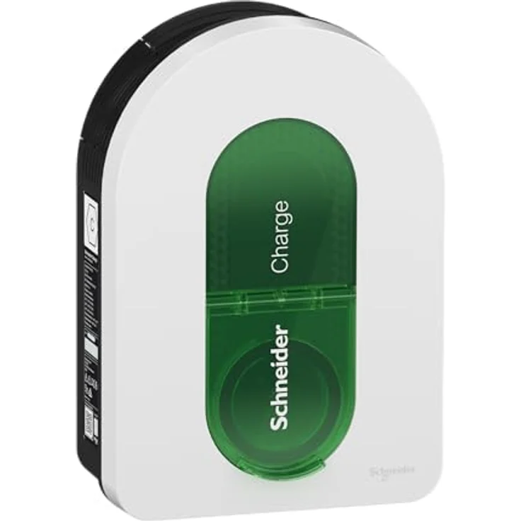 Schneider Electric, Elektroauto Ladestation, Schneider Charge Wallbox Typ 2 Mode 3 32A 22kW App, Wandmontage, 22 KW, Typ 2 Steckdose, schlichtes und elegantes Design – Bild 1