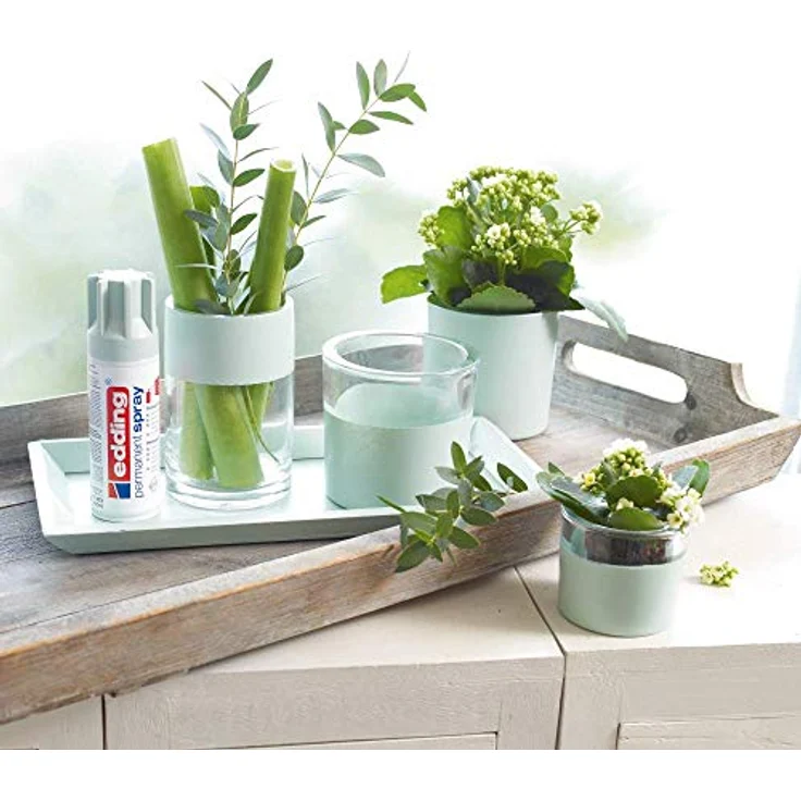 edding Sprühfarbe 5200, 200 ml Permanentspray, seidenmatt, wasserfest, für fast alle Oberflächen – Bild 4