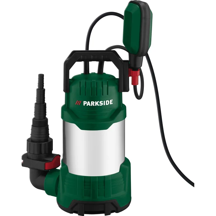 PARKSIDE® Klarwasser-Tauchpumpe »PETPK 20.000 A1«, 1100 W mit Edelstahlgehäuse und automatischem Schwimmschalter, Förderhöhe ca. 9 m, max. Fördervolumen 20.000 l/h