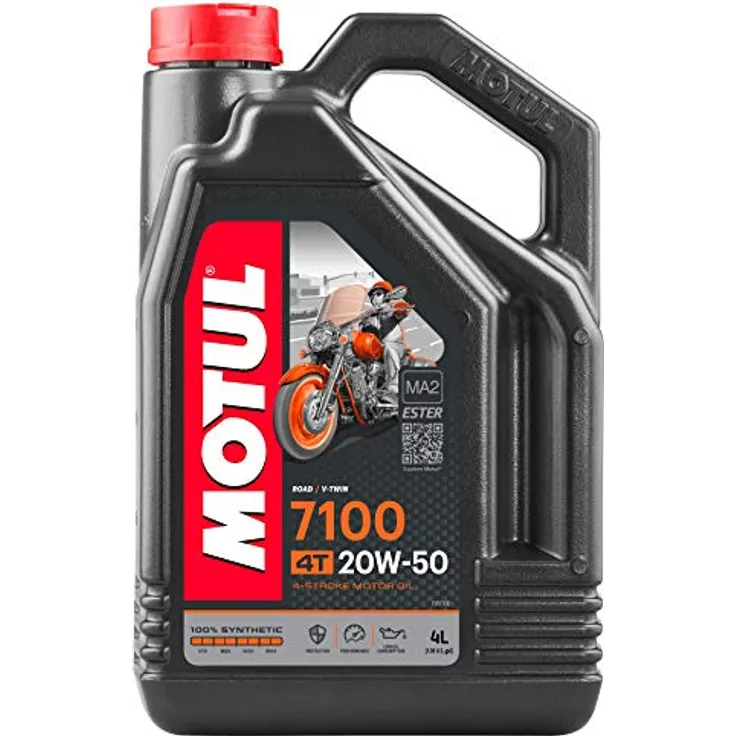 Motul 104104 7100 4T, 20 W-50, 4 L, 300x234x114