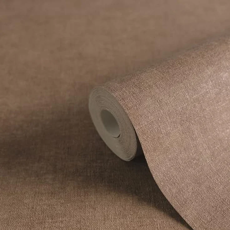 A.S. Création Smart Surfaces Einfarbige Vliestapete in Putzoptik, 10,05 m x 0,53 m, Braun-Orange, hohe Licht- und Scheuerbeständigkeit, Made in Germany – Bild 2