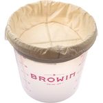 Browin 810 601 Filtrationsbeutel mit verstärktem Boden, mehrfach verwendbarer, natürlicher, Baumwollsack einem Boden, der mit Stäben verstärkt ist, für die Filtration von Likören - 10 L - robust