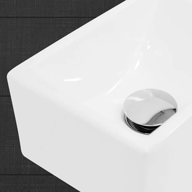 ECD Germany Waschbecken 350 x 205 x 125 mm Keramik Weiß – Bild 7