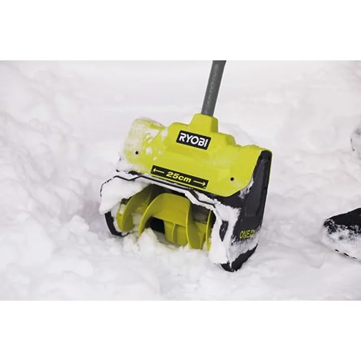 Ryobi ONE+ Akku-Schneefräse RY18ST25A-0, 18 V mit 25 cm Arbeitsbreite, ohne Akku, wetterfest und leise – Bild 2