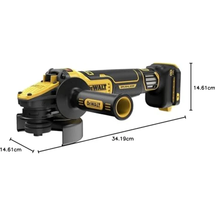 DeWALT Akku-Winkelschleifer DCG416VSN-XJ 18V, Trennschleifer 125mm Scheibendurchmesser, Schleifgerät – Bild 3