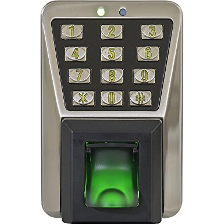 PNI Finger 300, Zugangssystem zur biometrischen Kontrolle mit Fingerabdruckleser, Passwortschutz und 3000 Fingerabdruck-Speicher, schwarz