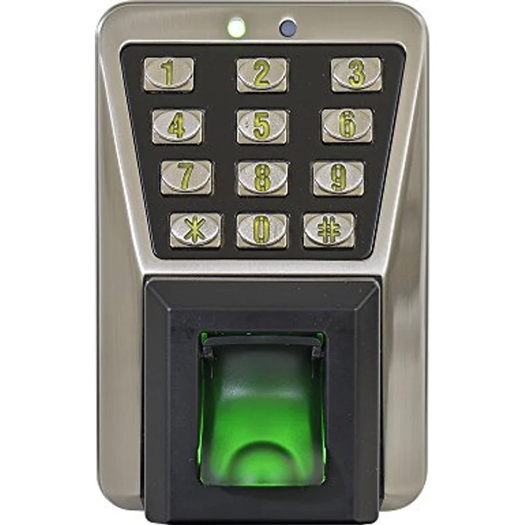 PNI Finger 300, Zugangssystem zur biometrischen Kontrolle mit Fingerabdruckleser, Passwortschutz und 3000 Fingerabdruck-Speicher, schwarz – Bild 1