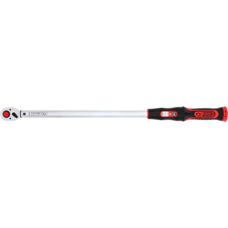 KS Tools INFINITOOL, 1/2" Ratschen-Drehmomentschlüssel, 80-420 Nm, doppelte Skala, ergonomischer 2-Komponentengriff, präzise Auslösegenauigkeit – Bild 6