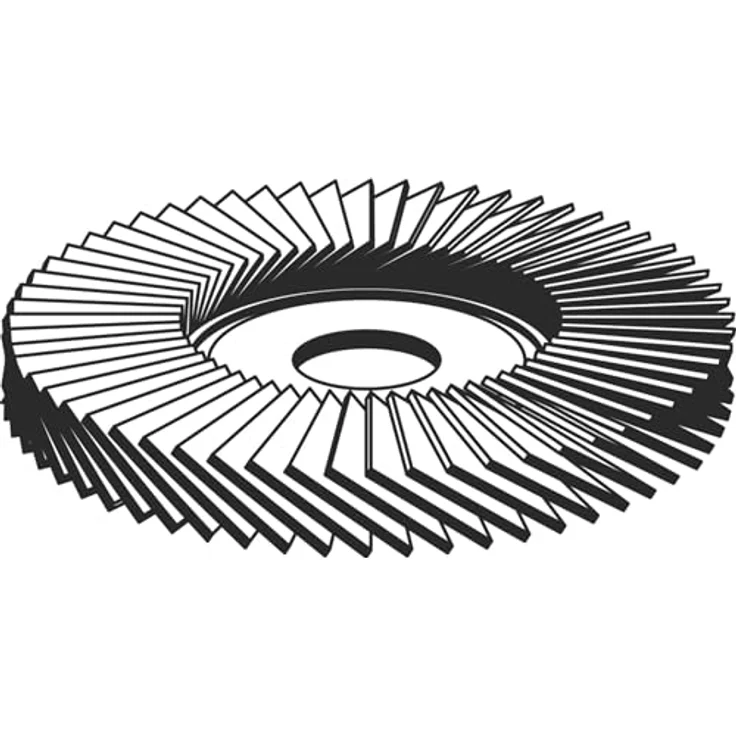 Klingspor NCD 200HD Reinigungsscheibe, 125 x 22,23 mm, extra grob, Korund, gerade, 5 Stk. – Bild 2