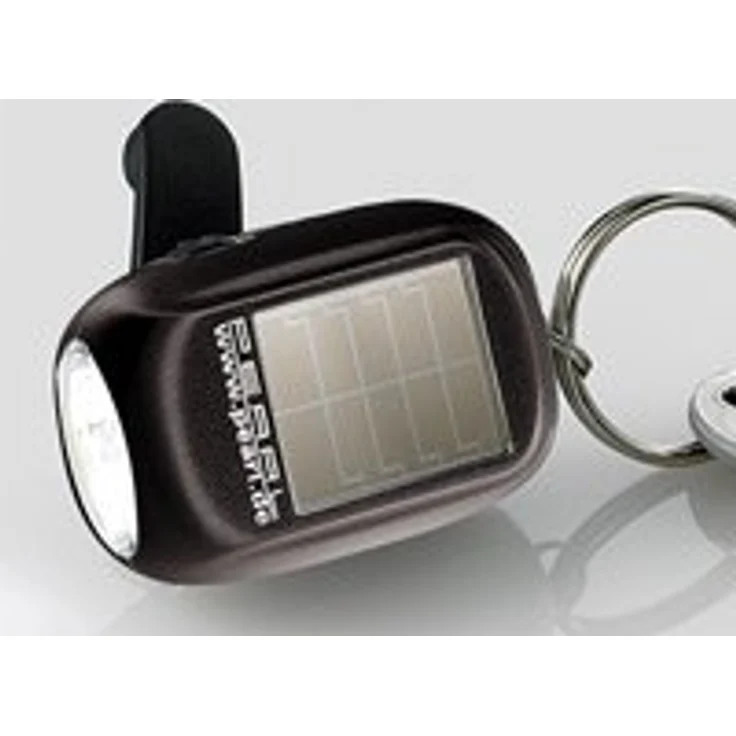 Pearl Mini-Taschenlampe Mini-Solar-Taschenlampe mit zusätzlichem Dynamo Schlüsselring – Bild 4