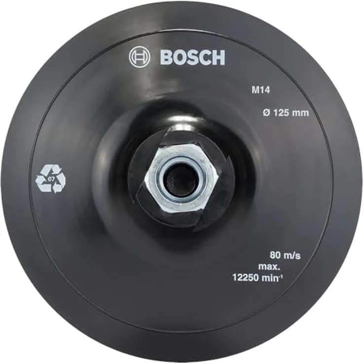 Bosch Professional Kletthaftteller (für Papierschleifblätter, 125 mm Durchmesser, Zubehör für Winkelschleifer) – Bild 2