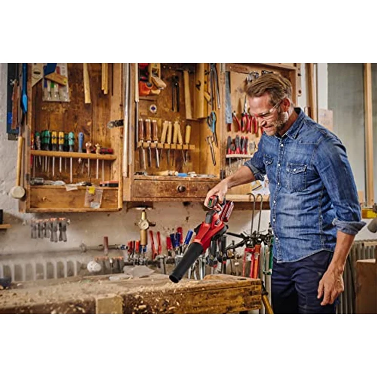 Einhell Akku-Laubbläser GE-ULB 18 Li E-Kit, kabellose Freiheit in Haus und Garten, 2,0 Ah Akku - Preisvergleich – Bild 5