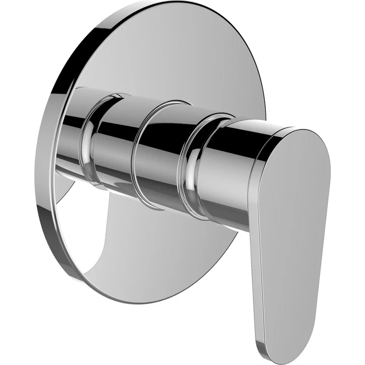 Laufen The New Classic, Einhebel-Brausemischer für Unterputz-Einbau, chrom, wasser- und energiesparend mit Keramikkartusche