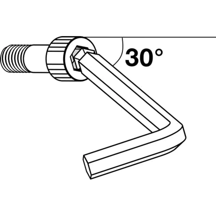 PB Swisstools Winkelschraubendreher DIN 911 Kugelkopf Rainbow, 4 mm mit kurzer Schenkellänge von 22 mm und langer Schenkellänge von 80 mm – Bild 5