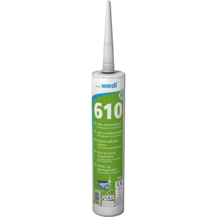 wedi 610 Kleb- und Dichtstoff 310 ml – Bild 2