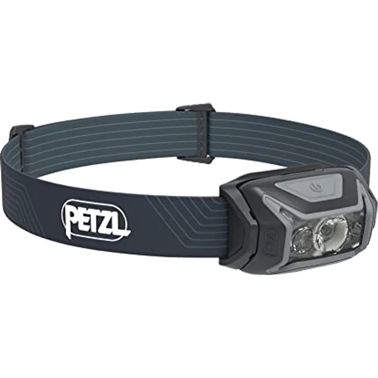 Petzl Unisex – Erwachsene ACTIK Multifunktionale Kompakte Frontlampe, Grau, U