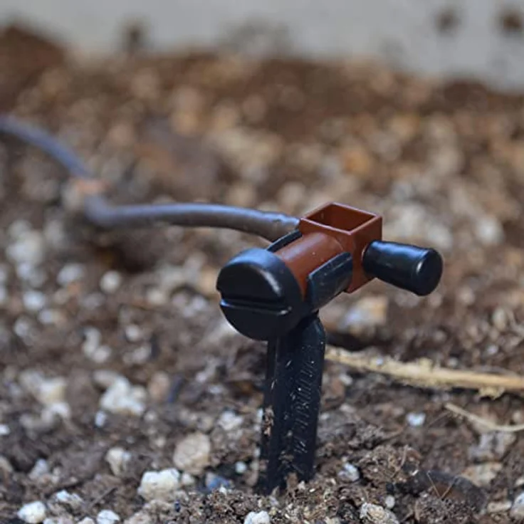 Blumat 42002 Stützpfahl für Zulaufschlauch und Tropfer, 10 Stück, für 8 mm Rohr, einfache Anwendung – Bild 5