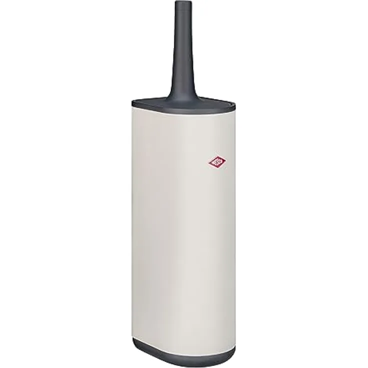 Wesco Toilettenbürste Loft aus pulverbeschichtetem Stahlblech Edelstahl und Silikon in der Farbe Sand Matt, Maße: 12cm x 9cm x 40cm, 315 106-87