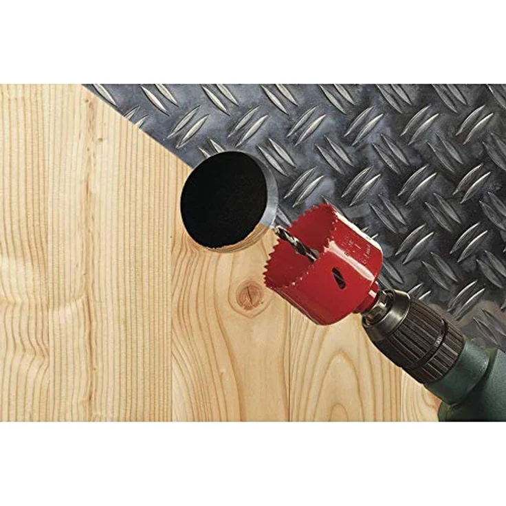 Wolfcraft 5469000 Bi-Metall-Lochsägen, rot – Bild 3
