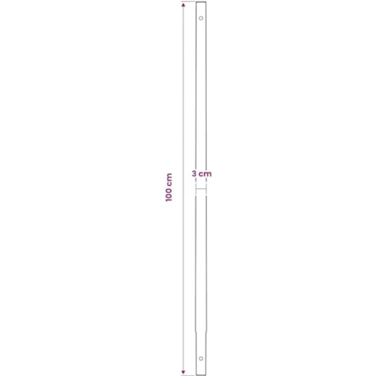 Erdbohrer mit Griff 100 mm Verlängerungsrohr 9 m – Bild 5