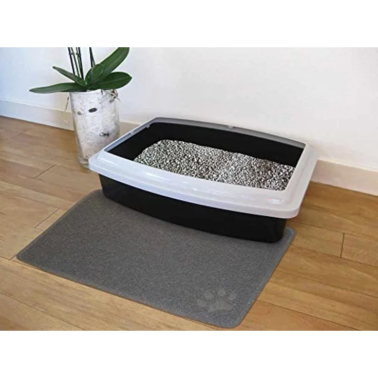 Nobby Vorleger Katzentoilette, eckig, 60 x 40 cm, PVC, 1 Stück – Bild 2