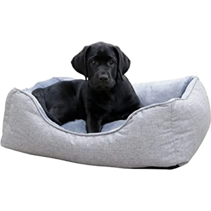 Kuschelbett Marie, grau, 61 x 48 cm – Bild 1