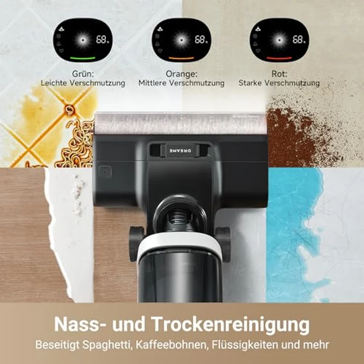 Dreame Nass-Trocken-Sauger Dreame H14 Pro mit 18.000 Pa Saugkraft, 400 W, 180° Reinigung – Bild 7