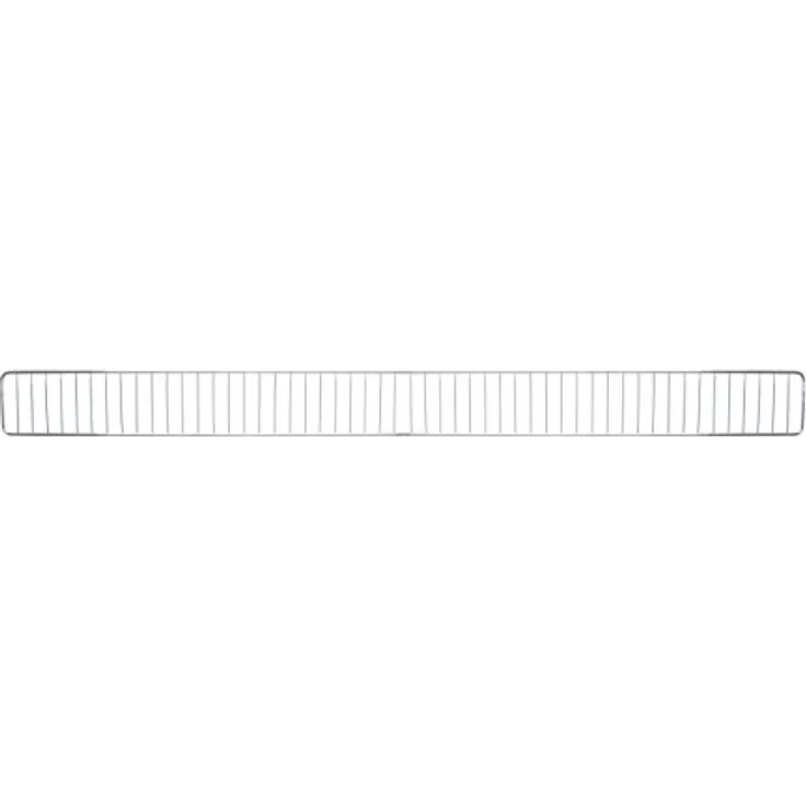 BGS 89931, Frontgitter aus Stahl, 1250 x 95 mm, für Fachboden