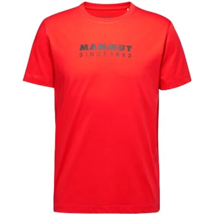 Mammut Core T-Shirt Men Logo, Herren Shirt aus 100 % biologischer Baumwolle, Rot, Größe M – Bild 3