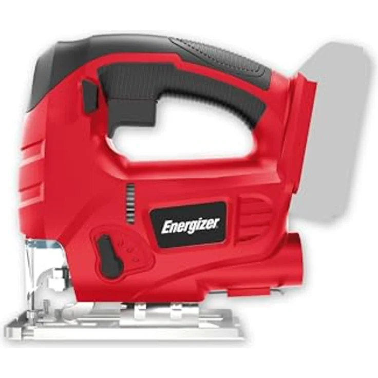 Energizer Scie Sauteuse Sans Fil 20V, 230 CPM, für Holz (80mm) und Metall (6mm), werkzeugloser Klingenwechsel, integrierter Staubsammler, Zubehör inklusive, Batterie nicht enthalten – Bild 1