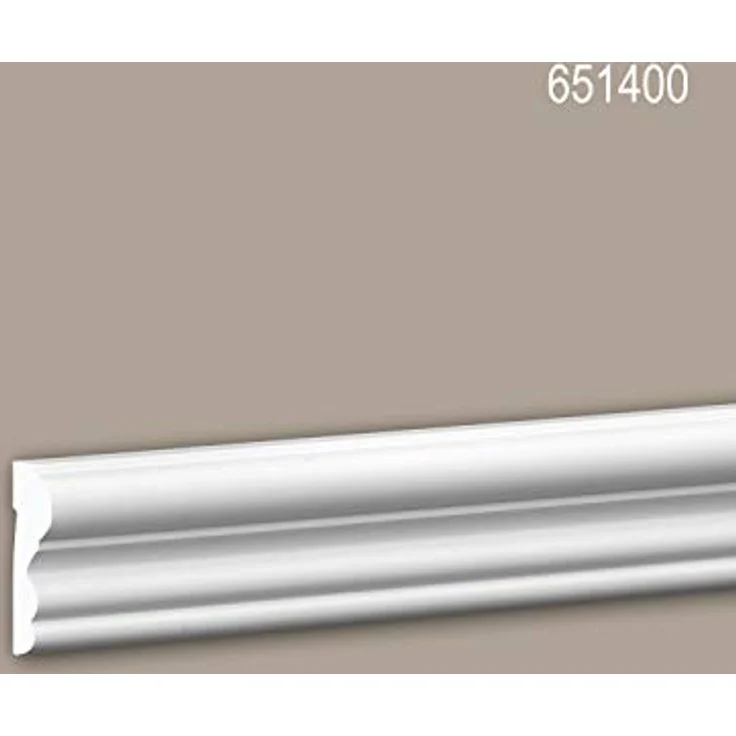 Profhome Zierleiste 651400, Wand- und Friesleisten Set mit 10 Zierleisten, 20 m, extrudiertes Polystyrol (XPS), weiß, stoßfest und leicht zu installieren – Bild 4