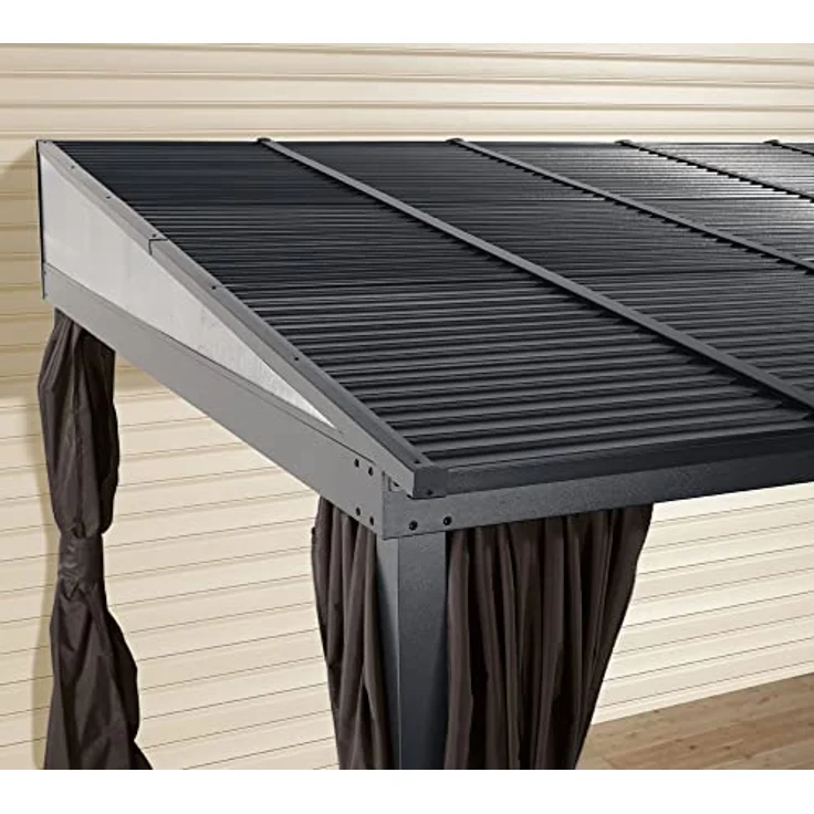 Sojag Aluminium Terrassenüberdachung Portland 1014 | Anthrazit | 288x426x240 cm – Bild 4