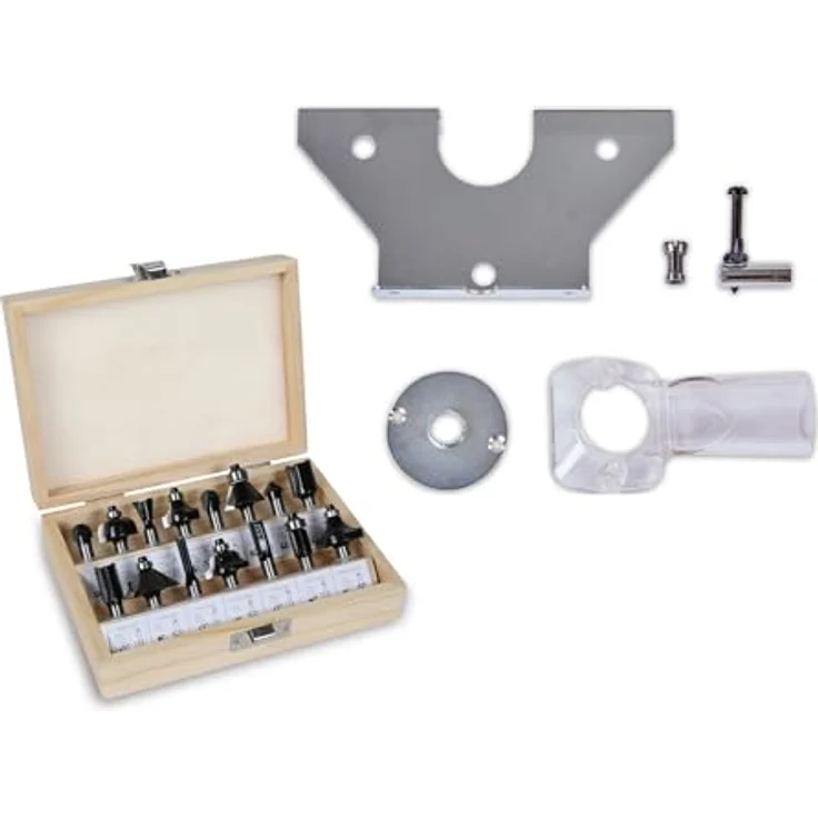 Einhell Oberfräse TC-RO 1155 Kit (1100 Watt, Drehzahlregulierung, inkl. Zubehör & diverse Fräser) – Bild 3