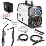 STAHLWERK Kombi-Schweißgerät MTM-200 ST 3-in-1 Schutzgas-Schweißgerät | Inverter mit 200 A und synergischem Drahtvorschub für WIG | MIG MAG | MMA
